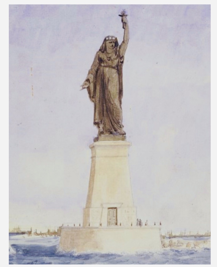 New York’s Statue of Liberty was meant to be a Muslim woman guarding the Suez Canal